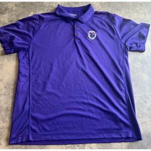 Nike Golf Polo Men's XL Tour Performance 2014 Pinehurst Purple Dri-Fit Shirt